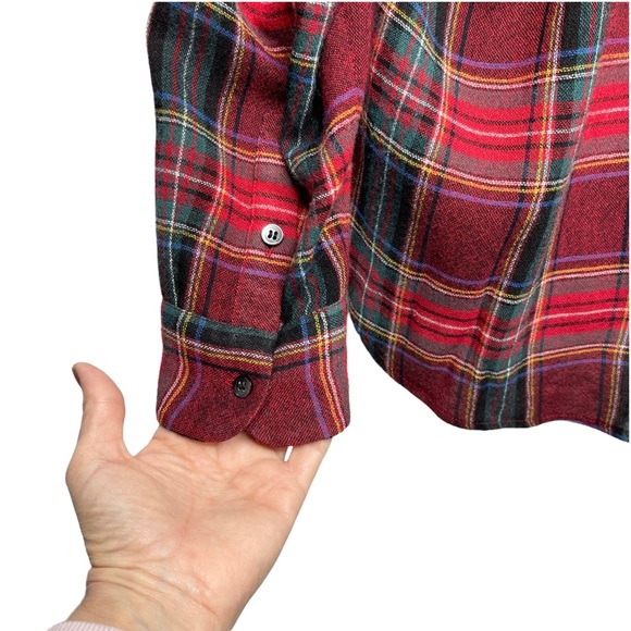 Madewell Central Tartan Plaid Wool Button Down Shirt - Picture 12 of 15